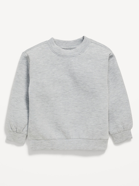 Oversized Bounce Fleece Crew-Neck Sweatshirt for Toddler Boys