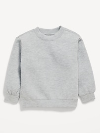 Image number 1 showing, Oversized Bounce Fleece Crew-Neck Sweatshirt for Toddler Boys