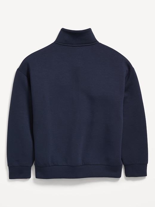 Image number 3 showing, Bounce Fleece Oversized Quarter-Zip Sweatshirt for Boys