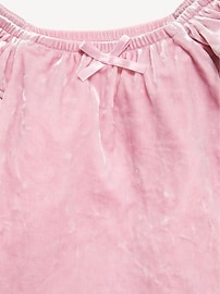 Image number 3 showing, Ruffled Velvet Peplum Top for Toddler Girls
