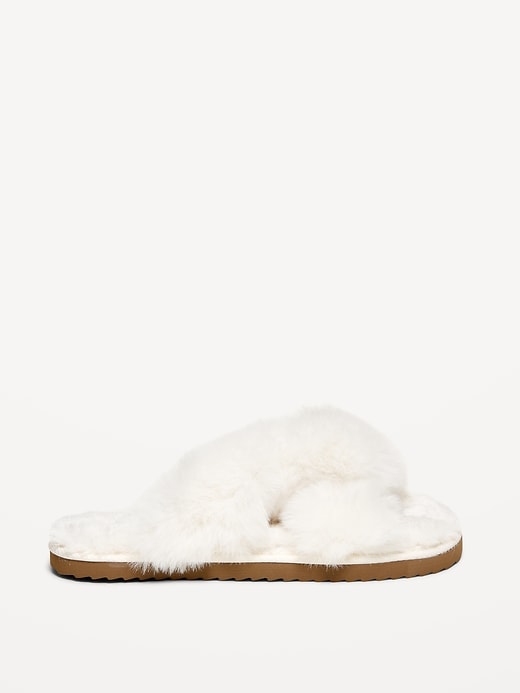 Image number 3 showing, Faux-Fur Slippers for Girls