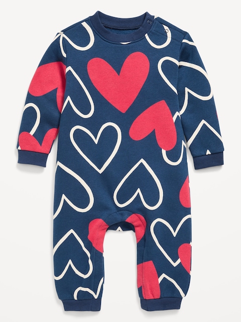 Printed Fleece One-Piece for Baby