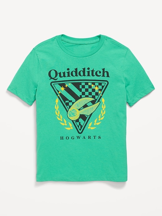 Image number 1 showing, Hogwarts™ Gender-Neutral Graphic T-Shirt for Kids