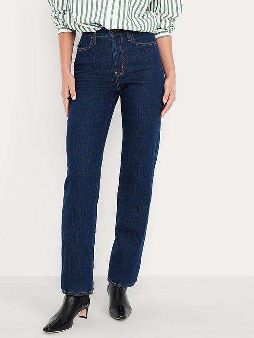 Image number 2 showing, High-Waisted Wow Loose Jeans