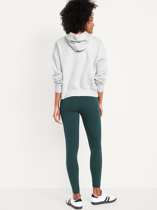 Image number 2 showing, High-Waisted Jersey Fashion Layering Leggings