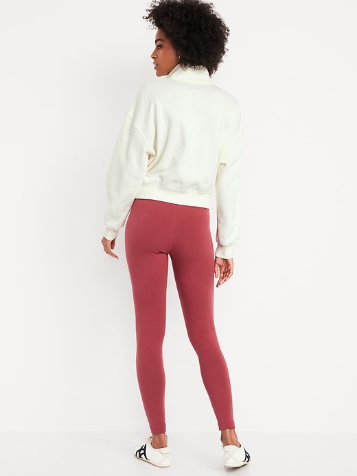 Image number 2 showing, High-Waisted Jersey Fashion Layering Leggings