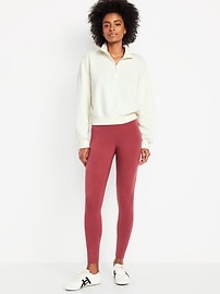 Image number 1 showing, High-Waisted Jersey Fashion Layering Leggings