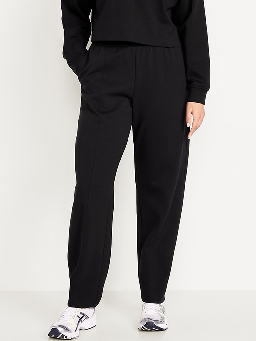 Image number 4 showing, High-Waisted Dynamic Fleece Barrel Pants