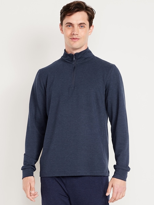 Image number 1 showing, Recharge Knit Quarter-Zip Pullover