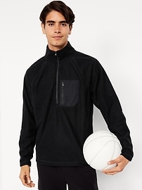 Image number 3 showing, Waffle Half-Zip Performance Pullover