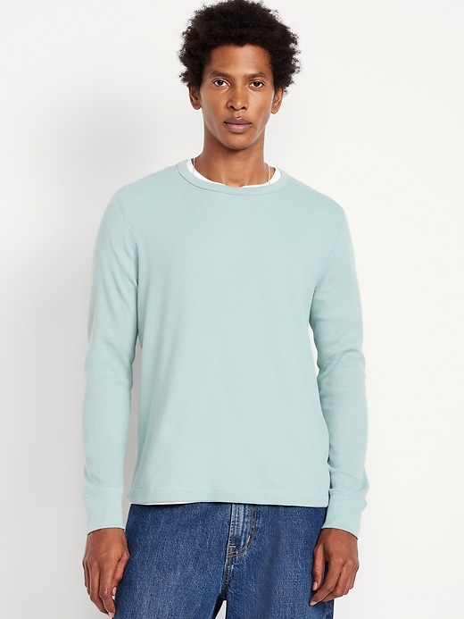 Image number 1 showing, Waffle-Knit T-Shirt