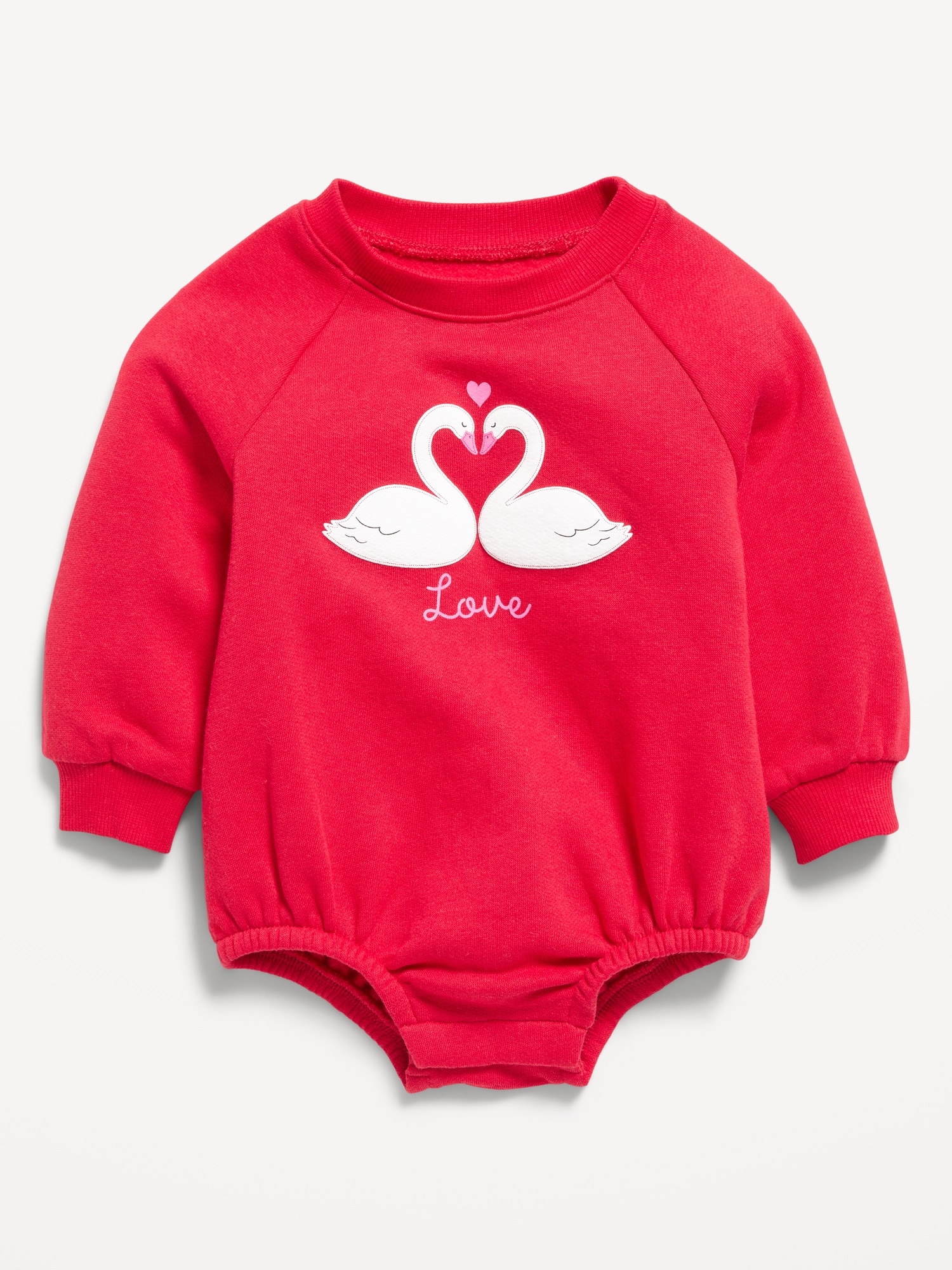 Long-Sleeve Fleece One-Piece Romper for Baby