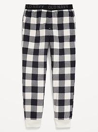 Image number 1 showing, Printed Microfleece Pajama Jogger Pants for Boys