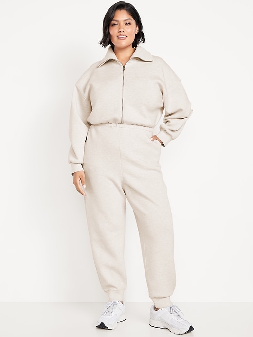 Image number 8 showing, Bounce Fleece Zip Jumpsuit