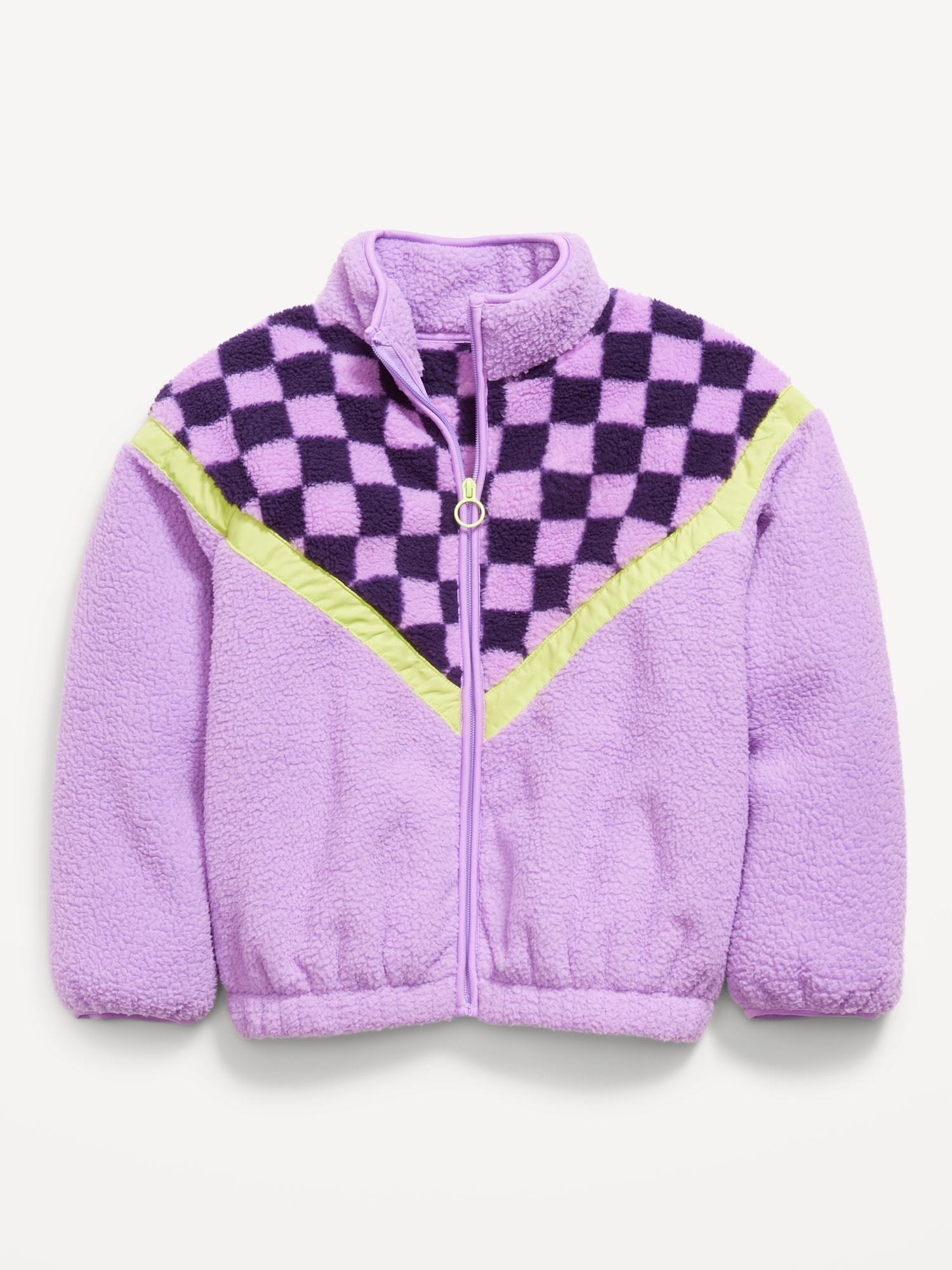 Sherpa Zip-Front Jacket for Girls