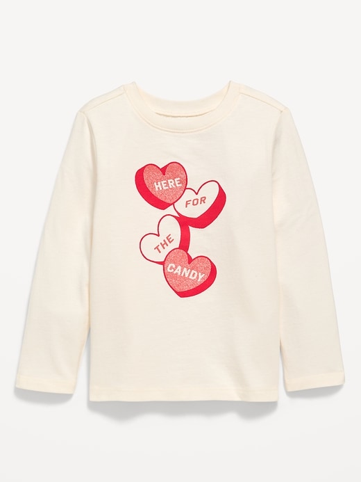 Image number 1 showing, Long-Sleeve Unisex Graphic T-Shirt for Toddler