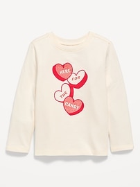 Image number 1 showing, Long-Sleeve Unisex Graphic T-Shirt for Toddler