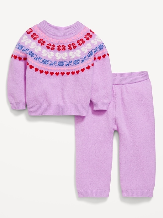 Image number 2 showing, SoSoft Fair Isle Sweater and Pants Set for Baby