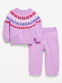 Image number 2 showing, SoSoft Fair Isle Sweater and Pants Set for Baby