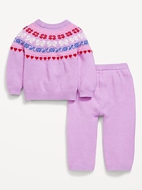 Image number 3 showing, SoSoft Fair Isle Sweater and Pants Set for Baby