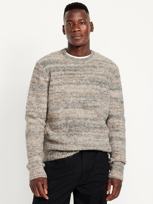 Image number 1 showing, Wool-Blend Crew-Neck Sweater