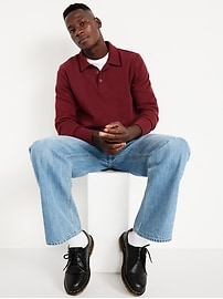 Image number 3 showing, Long-Sleeve French Rib Polo
