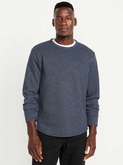 Long-Sleeve French Rib T-Shirt - In The Navy
