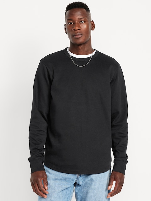 Long-Sleeve French Rib T-Shirt - Blackjack