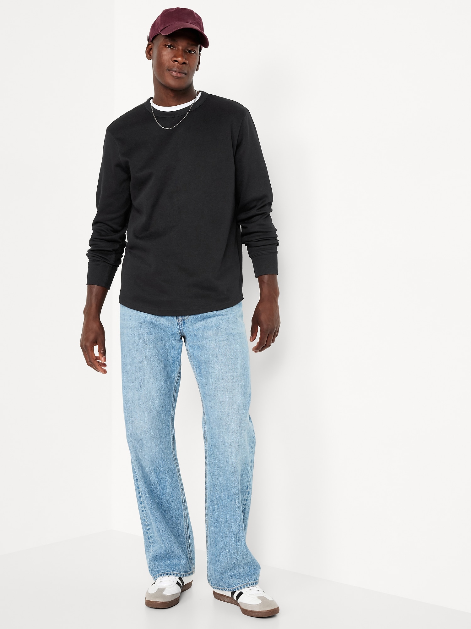 Long-Sleeve French Rib T-Shirt | Old Navy