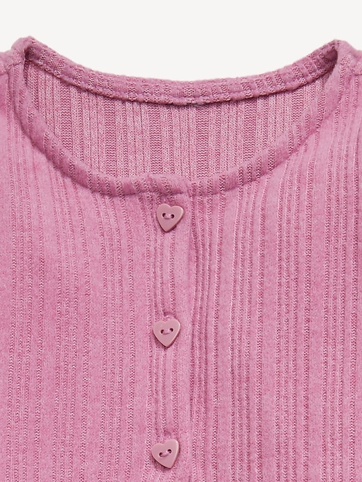 Image number 3 showing, Long-Sleeve Cozy-Knit Dress for Toddler Girls