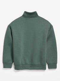 Image number 3 showing, Bounce Fleece Oversized Quarter-Zip Sweatshirt for Boys