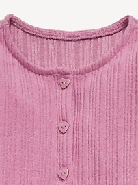 Image number 3 showing, Long-Sleeve Cozy-Knit Dress for Toddler Girls