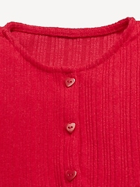 Image number 4 showing, Long-Sleeve Cozy-Knit Dress for Toddler Girls