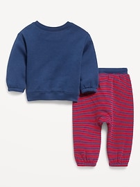 Image number 3 showing, Long-Sleeve Graphic Sweatshirt and Sweatpants Set for Baby
