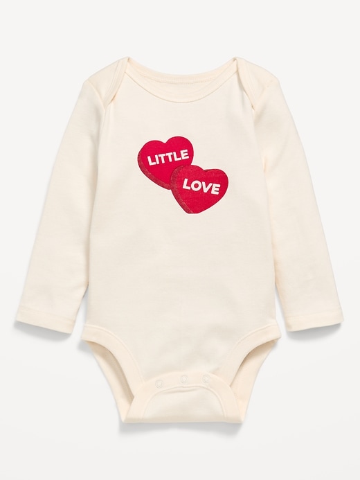 Image number 1 showing, Long-Sleeve Unisex Graphic Bodysuit for Baby