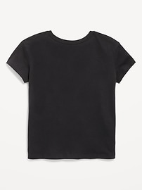 Image number 2 showing, Softest Short-Sleeve Heart-Pocket T-Shirt for Girls