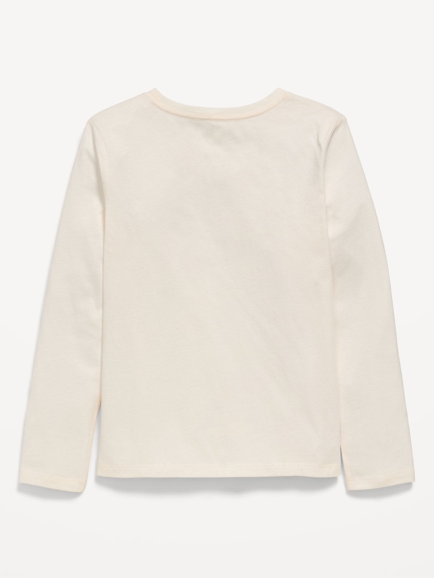 Softest Long-Sleeve Heart-Pocket T-Shirt for Girls