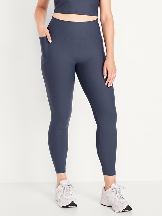 Image number 4 showing, Extra High-Waisted PowerSoft 7/8 Pocket Leggings