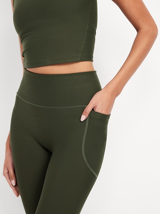Image number 3 showing, Extra High-Waisted PowerSoft 7/8 Pocket Leggings