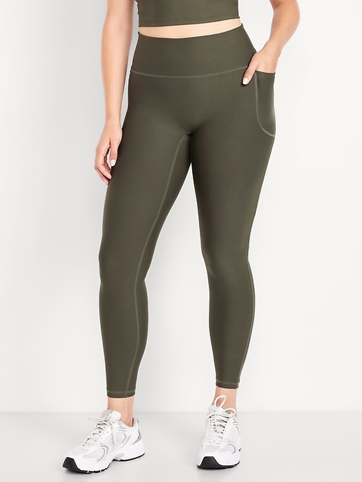 Image number 4 showing, Extra High-Waisted PowerSoft 7/8 Pocket Leggings