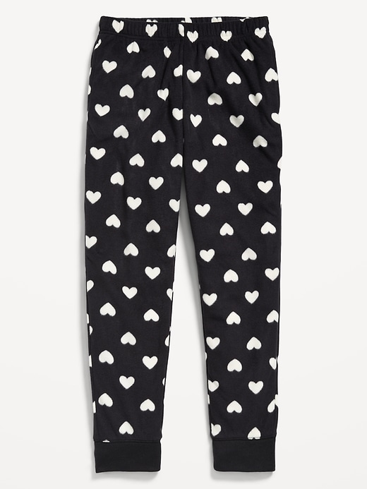 Image number 1 showing, Microfleece Plaid Pajama Jogger Pants for Girls