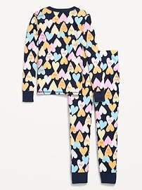 Image number 2 showing, Printed Gender-Neutral Snug-Fit Pajama Set for Kids