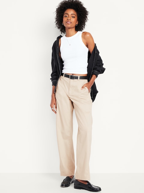 Mid-Rise OGC Barrel Chino Pants - A Stone'S Throw
