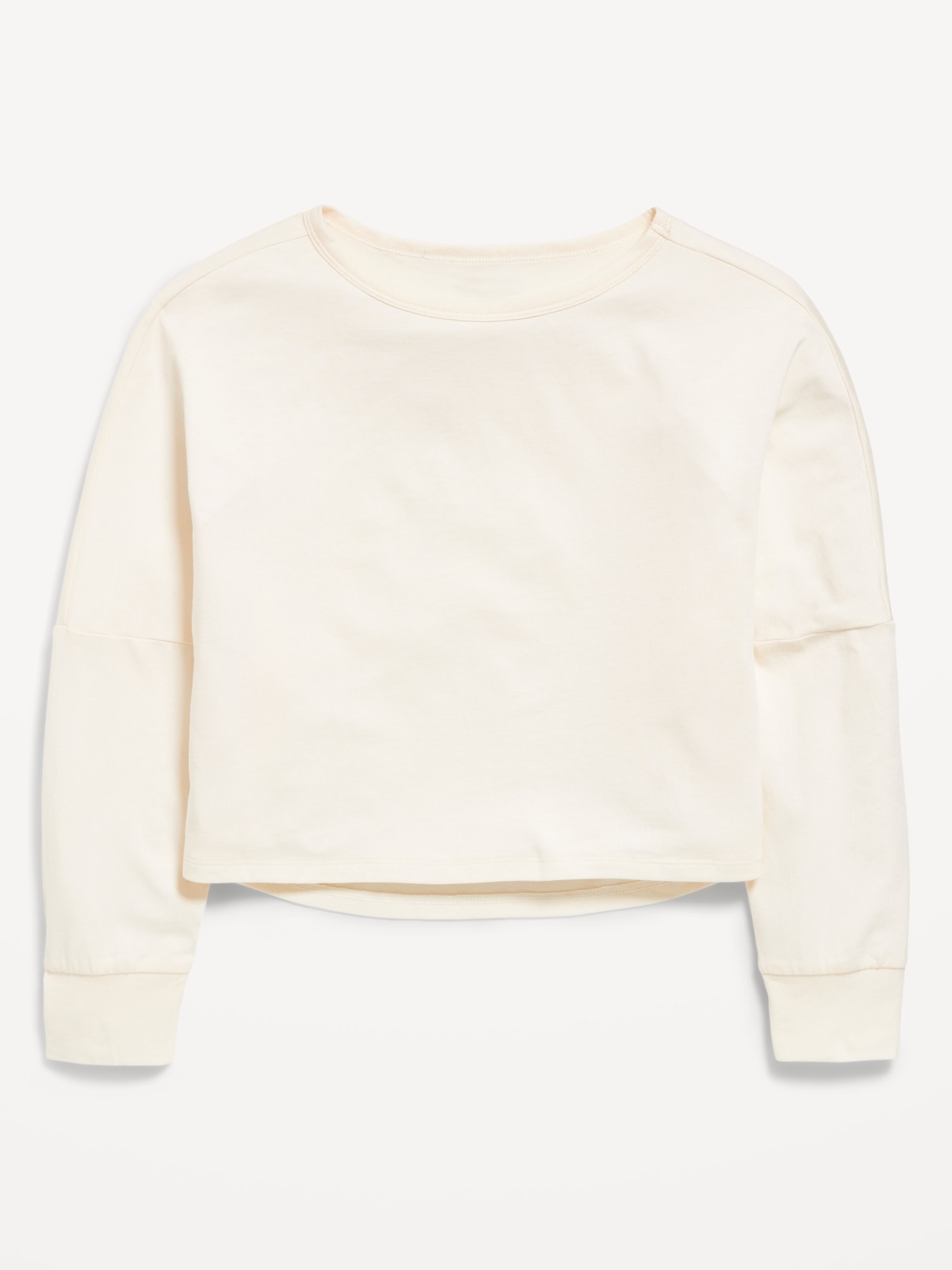 Long-Sleeve Cropped Top for Girls