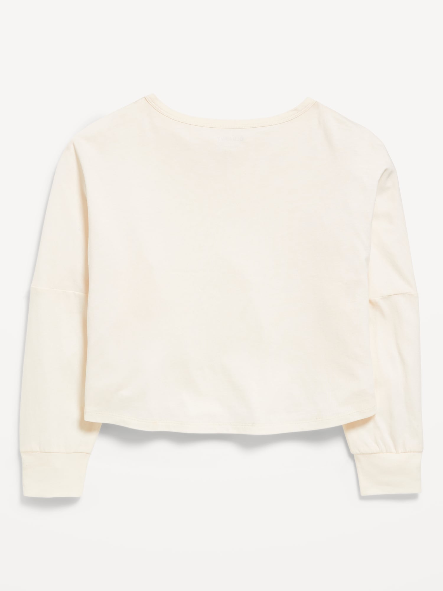 Long-Sleeve Cropped Top for Girls