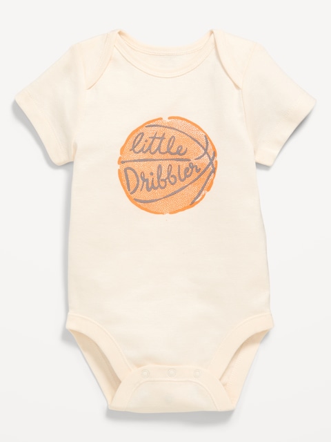 Short-Sleeve Graphic Bodysuit for Baby - Basketball