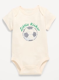 Image number 1 showing, Short-Sleeve Graphic Bodysuit for Baby