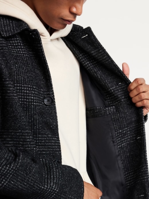 Image number 5 showing, Plaid Twill Topcoat