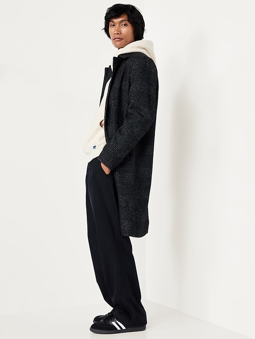 Image number 3 showing, Plaid Twill Topcoat
