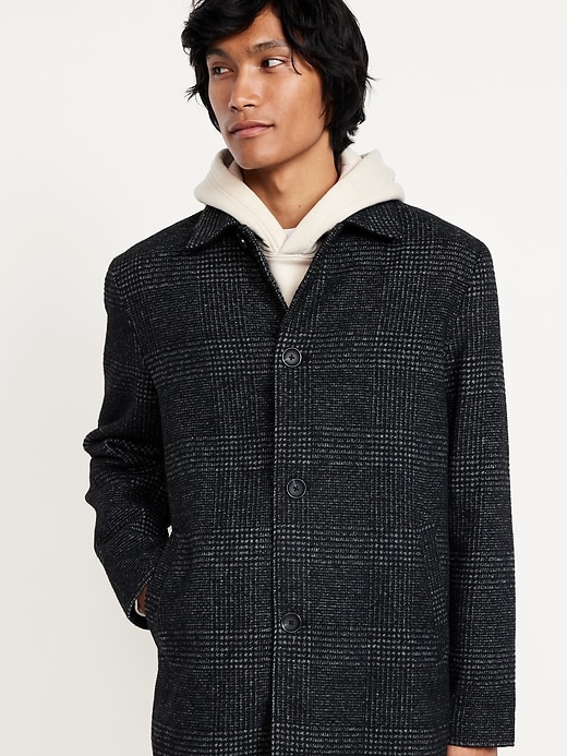 Image number 4 showing, Plaid Twill Topcoat